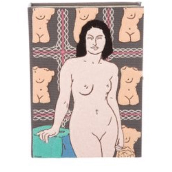 Olympia Le-Tan nude girl box clutch - Picture 1 of 5